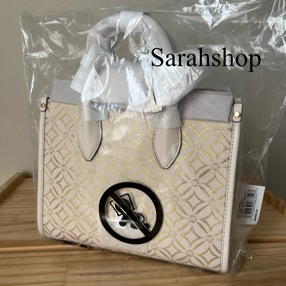 🌼Michael Kors Mirella small shopper top zip Xbody
